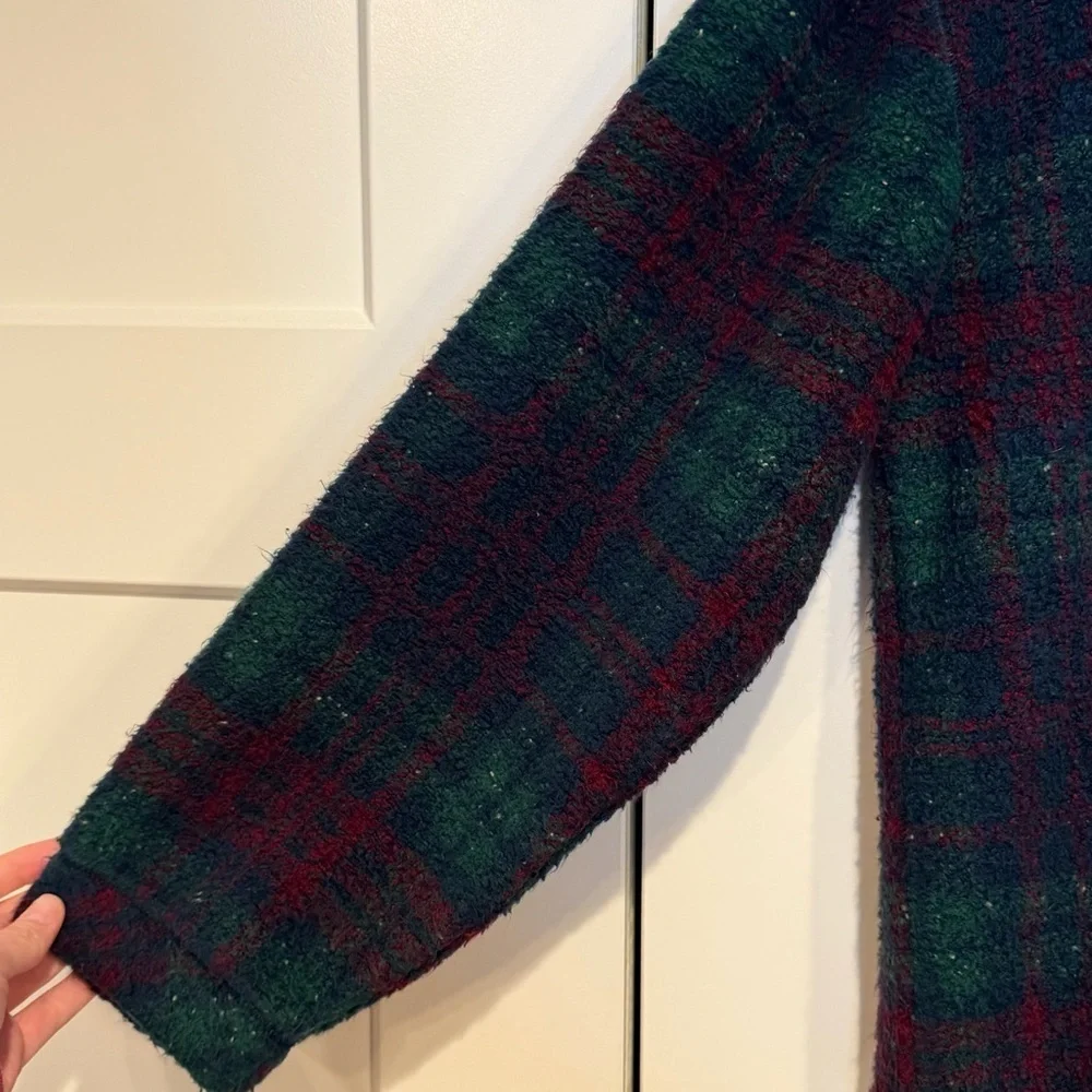Vintage Woolrich Plaid Sweater Oversized